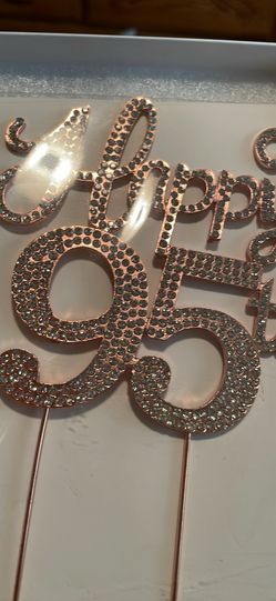 Happy 95th Cake Topper 
