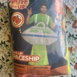 Alien and Small Cow Costume 