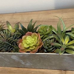 Faux Succulent Decor 