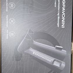 Cordless leg compression massager