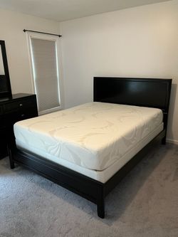 New Queen Size Bedframe with Mattress For Sale - Free home Delivery
