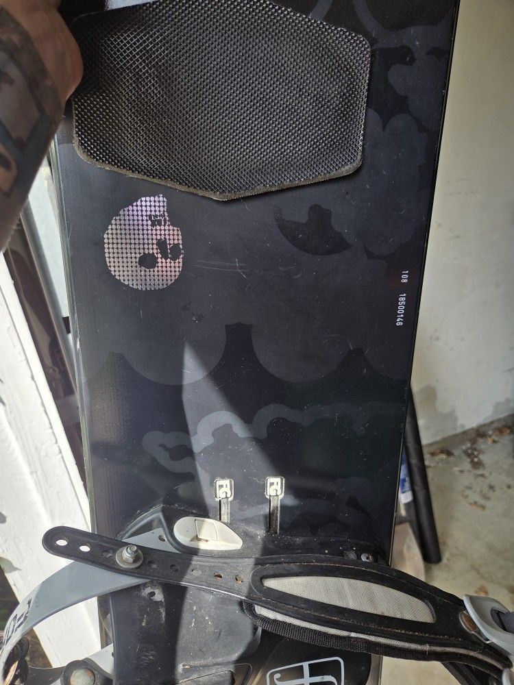 Snowboard And Bindings