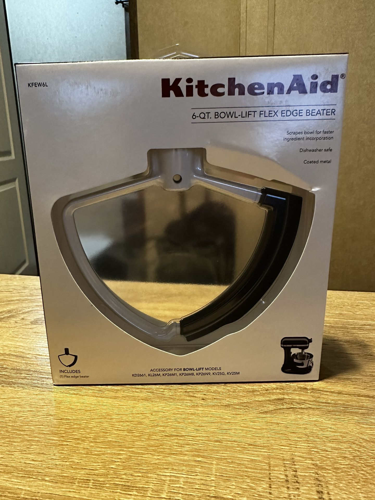 KitchenAid - Flex Edge Beater for 6-Qt. Bowl-Lift Stand Mixers