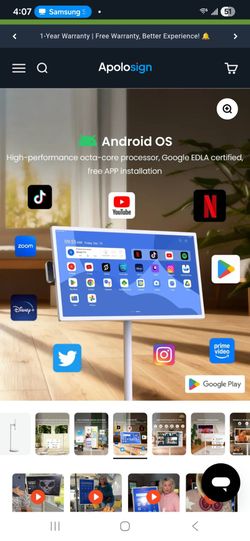 Giant android tablet