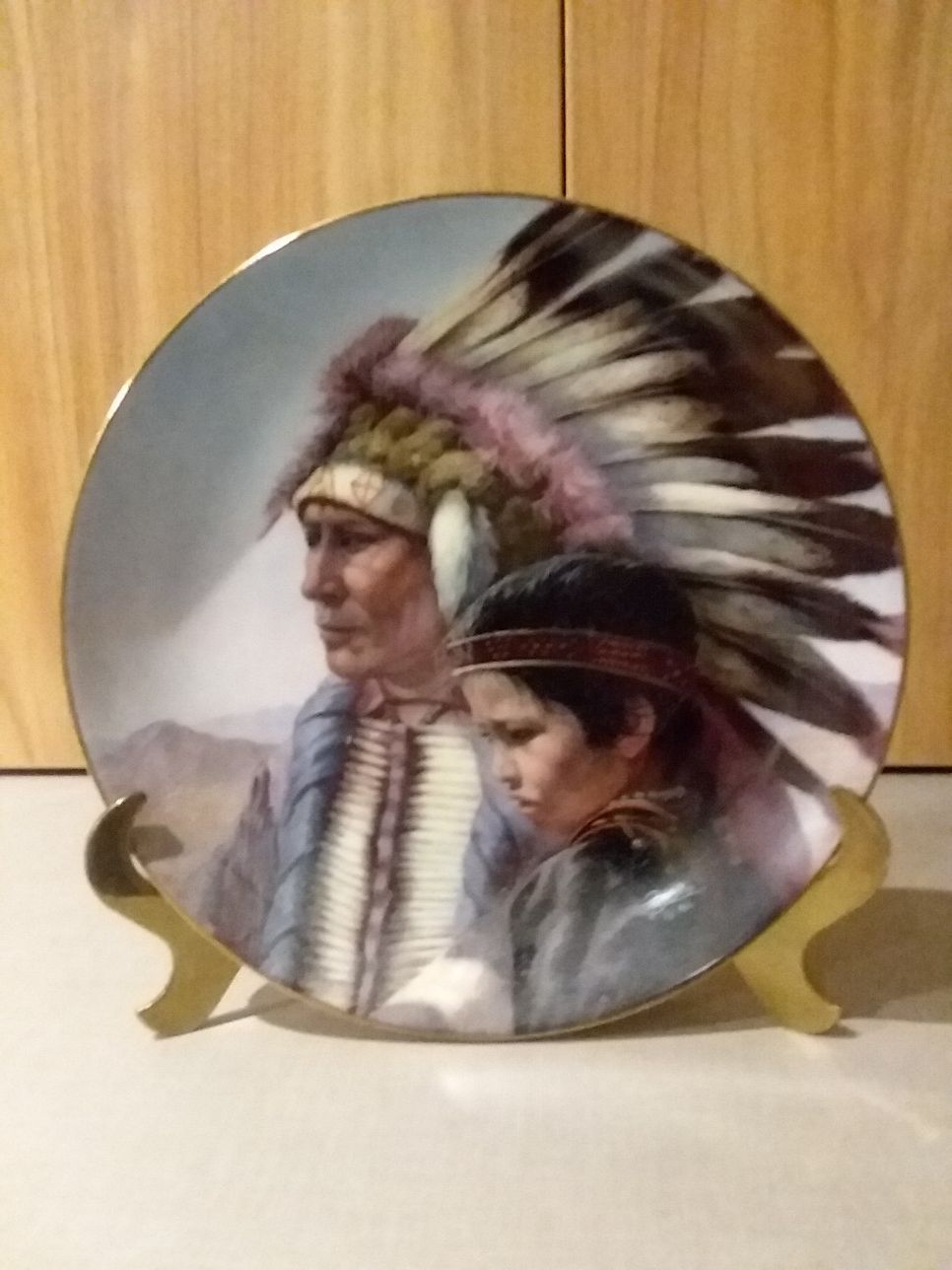 6 Vintage America's Indian Heritage Plates
