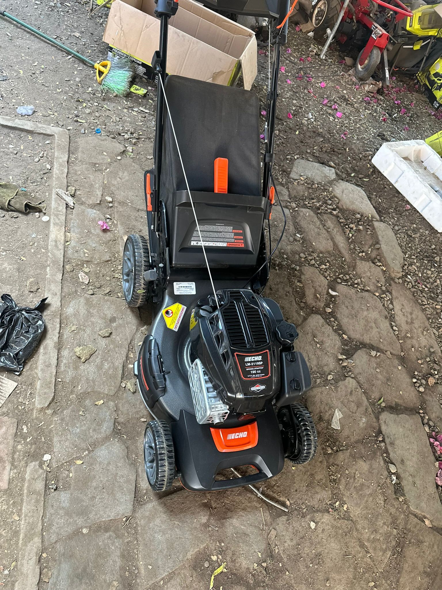 21 in. 190 cc Briggs and Stratton Gas 3-in-1 Dual Blade RWD Self-Propelled Lawn Mower with Mow N' St