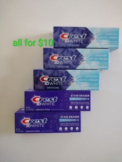 Crest 3D white toothpaste