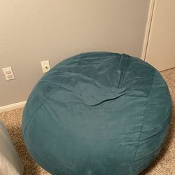 Bean Bag Chair (Turquoise)