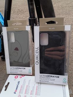2 new TCLK11 black phone cases with lifetime warranty $80 each or both for $150