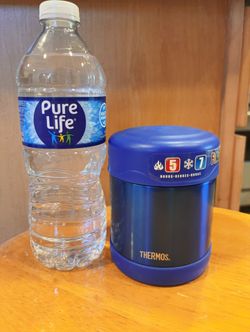 Thermos royal blue Insulated Container Lunch Food Soup Liquid container