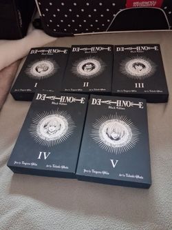 Death note black edition anime books