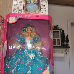 Vintage Birthday Barbie In Orig Box