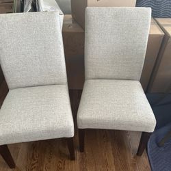 4 Pottery Barn Dinning Chairs