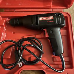 CraftMan 3/8 In. Drill 3.0 Amp 