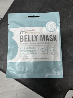 Munchkin Milkmakers Belly Mask for Pregnancy Skin Care & Stretch Marks, 1 Sheet