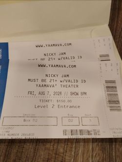 Tickets for Concert