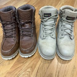 Lugz Men’s Work Boots/Botas Size 9.5 $5 Each Pair
