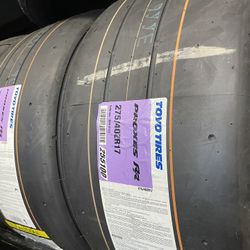 TOYO PROXES RR SLICKS DRAG RAIDIALS 275/40ZR/17 $283 EACH NEW 275/40/17 DRAG RADIALS 275/40R/17 SLICKS COMPETITION TIRE