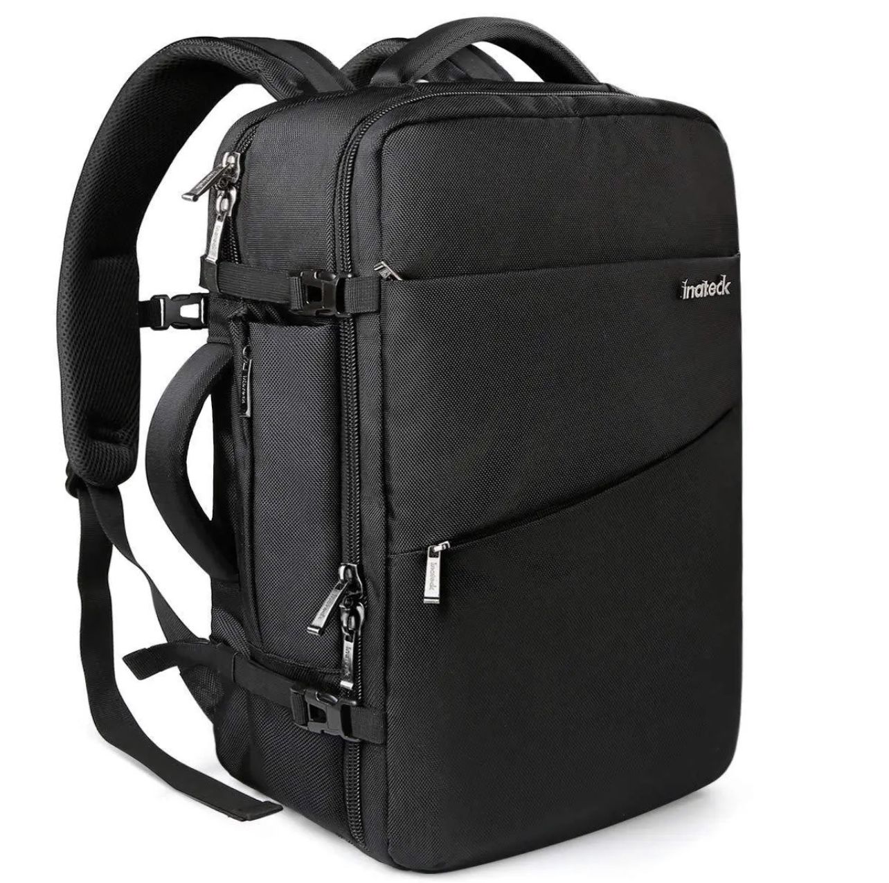 Inateck Cabin Luggage Carry On Backpack for Travel, Flight Approved 40 Litre Business Travel Rucksack Hand Luggage Fit 17 Inch Laptop, with Rain Cover