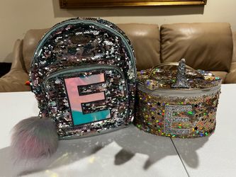 Mini backpack and make up case $5