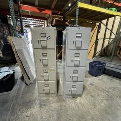 4 Drawer Office File Cabinets 