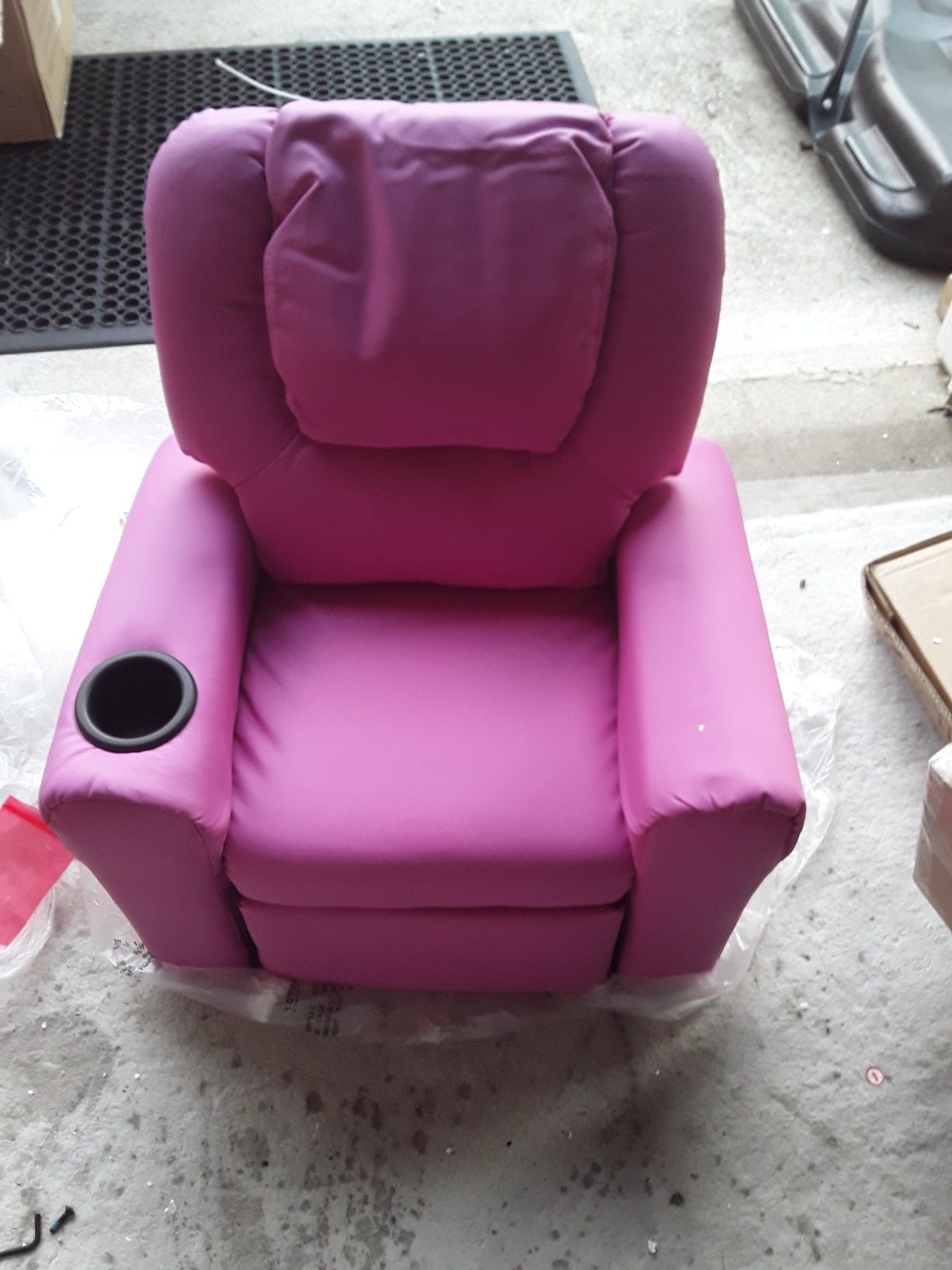 New pink kids recliner