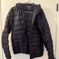 UNIQLO windbreaker Jacket Navy Blue small