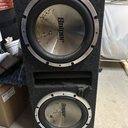 Two 12” Subs