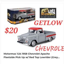Motormax 1:24 1958 Chevrolet Apache Fleetside 