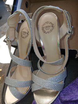 Silver High Heelx 7.5 