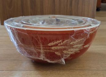 Pyrex Autumn Harvest Mixing Bowls (Vinatge 4pc Set)