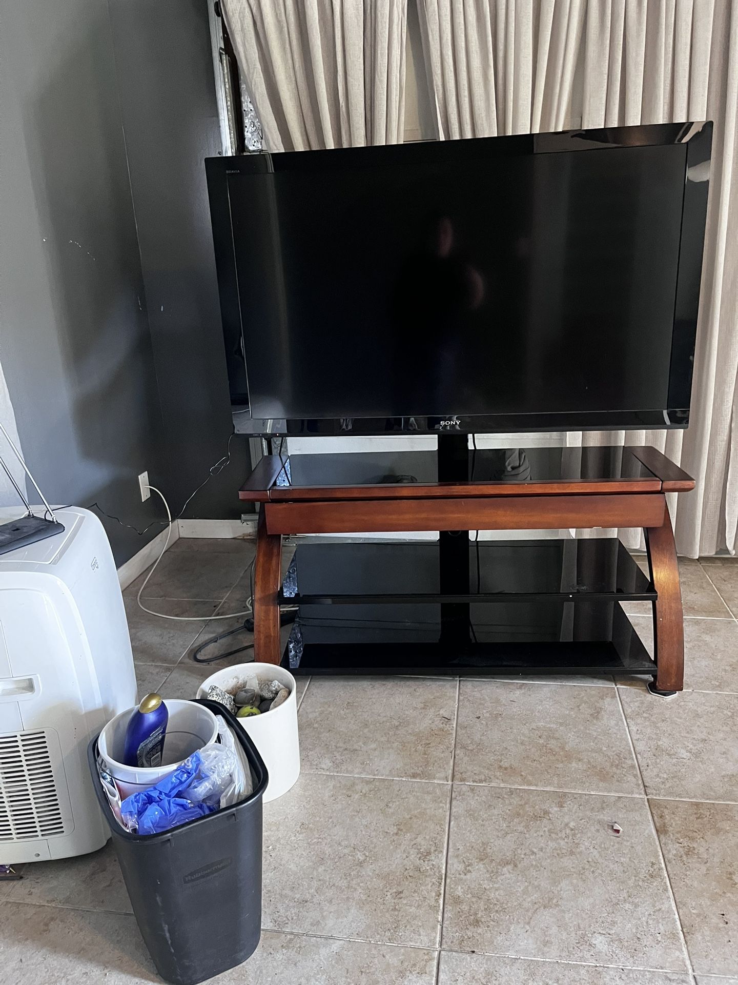 Tv And Tv Stand For Sale Moving Need It Gone Asap