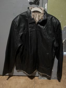 Leather Jacket, Size Medium 