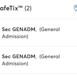 Concert tickets