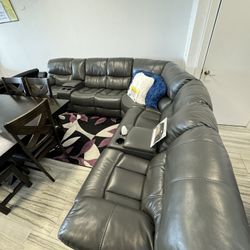 Beautiful Gray Madrid Sectional Sofa!$1499!*SAME DAY DELIVERY*NO CREDIT NEEDED*EASY FINANCING*HUGE SALE*