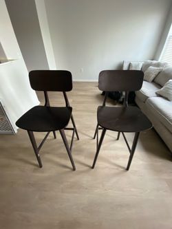 Two high top chairs