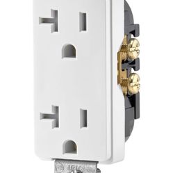 Leviton 20A Decora Tamper-Resistant Outlet – New + Installation Available