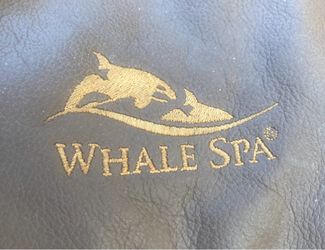 Whale Spa massage chair with a tub for pedicure treatment and relaxation.