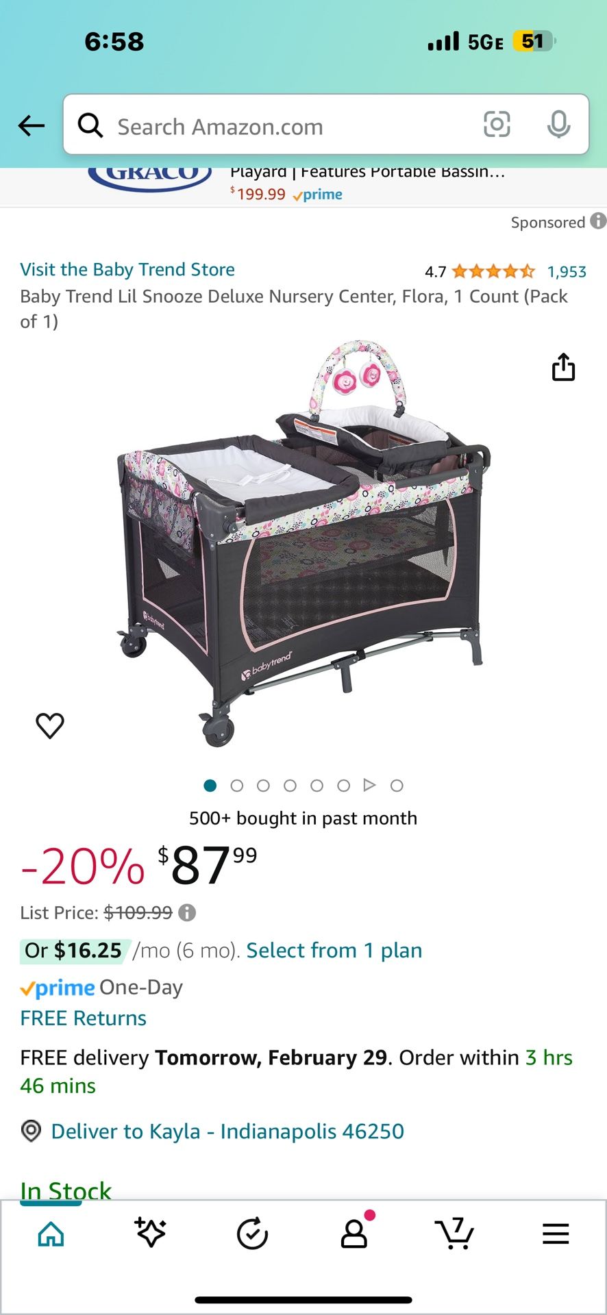 Playpen With Bassinet And Changing Table G
