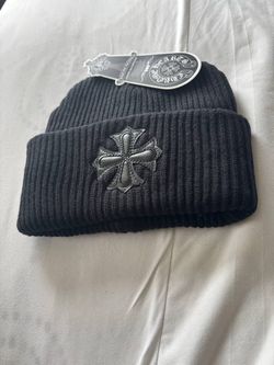 Chrome Hearts Black Beanie Hat
