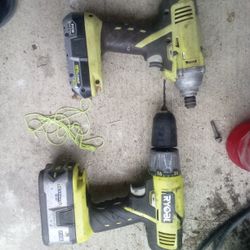 Ryobi Impact And Drill