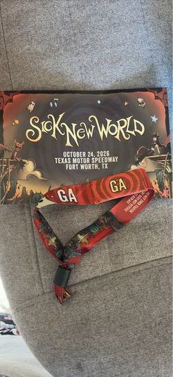 Sick New World 2026 GA Ticket & Wristband