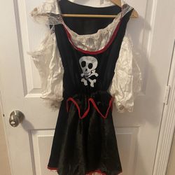 Rubíes Halloween Costume Pírate Girl Large Or Woman Small