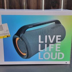 Sony SRS-XG500 Portable Bluetooth Speaker Mega Bass IP66 30hr Blk New Not-Opened
