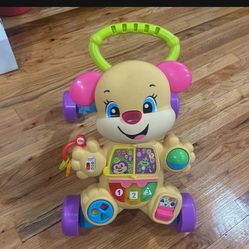 Fisher-Price Laugh & Learn Baby & Toddler Toy Smart Stages Learn With Sis Walker, Educational Music Lights And Activities
