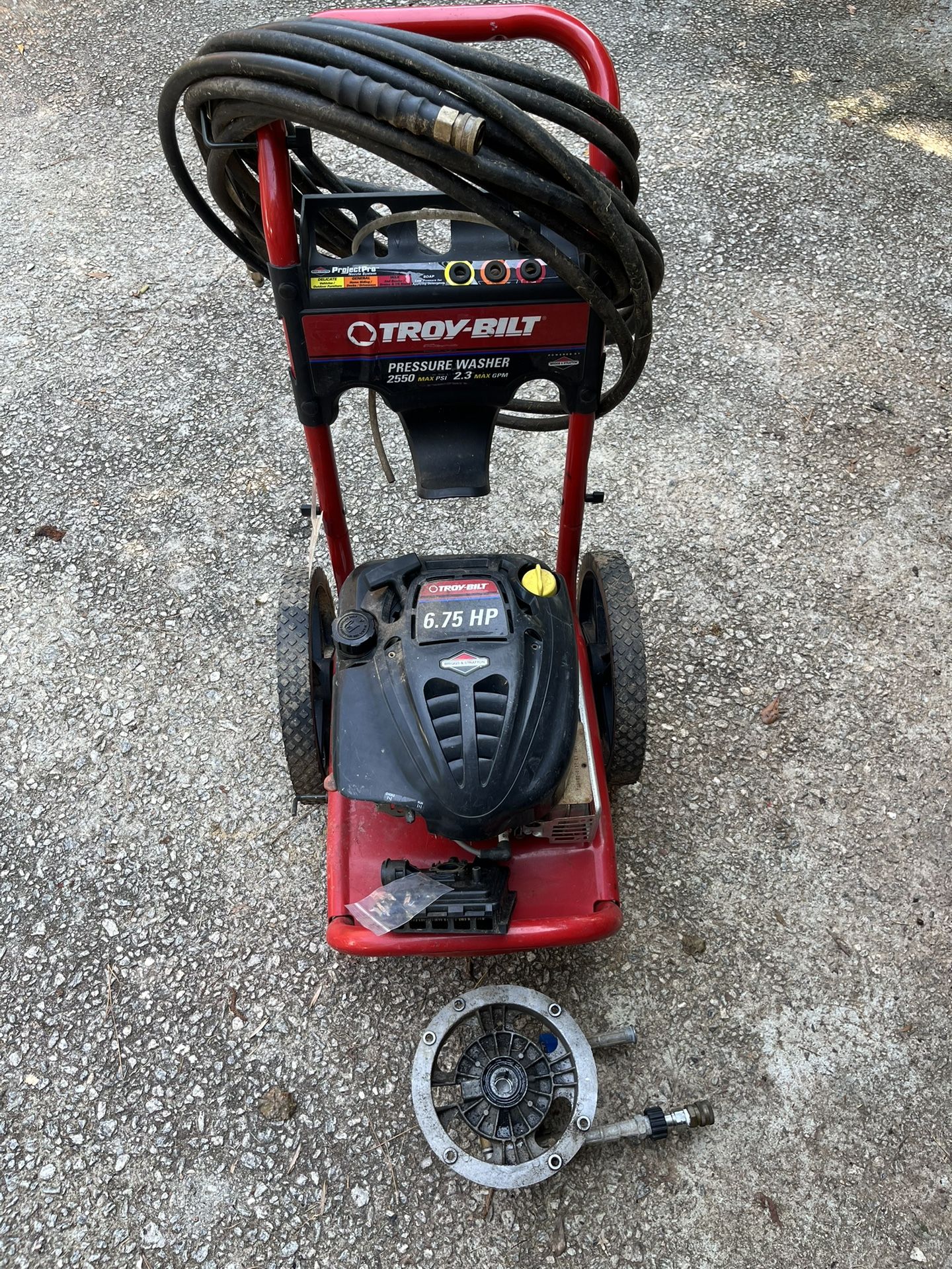 TroyBilt Pressure Washer- Read Description