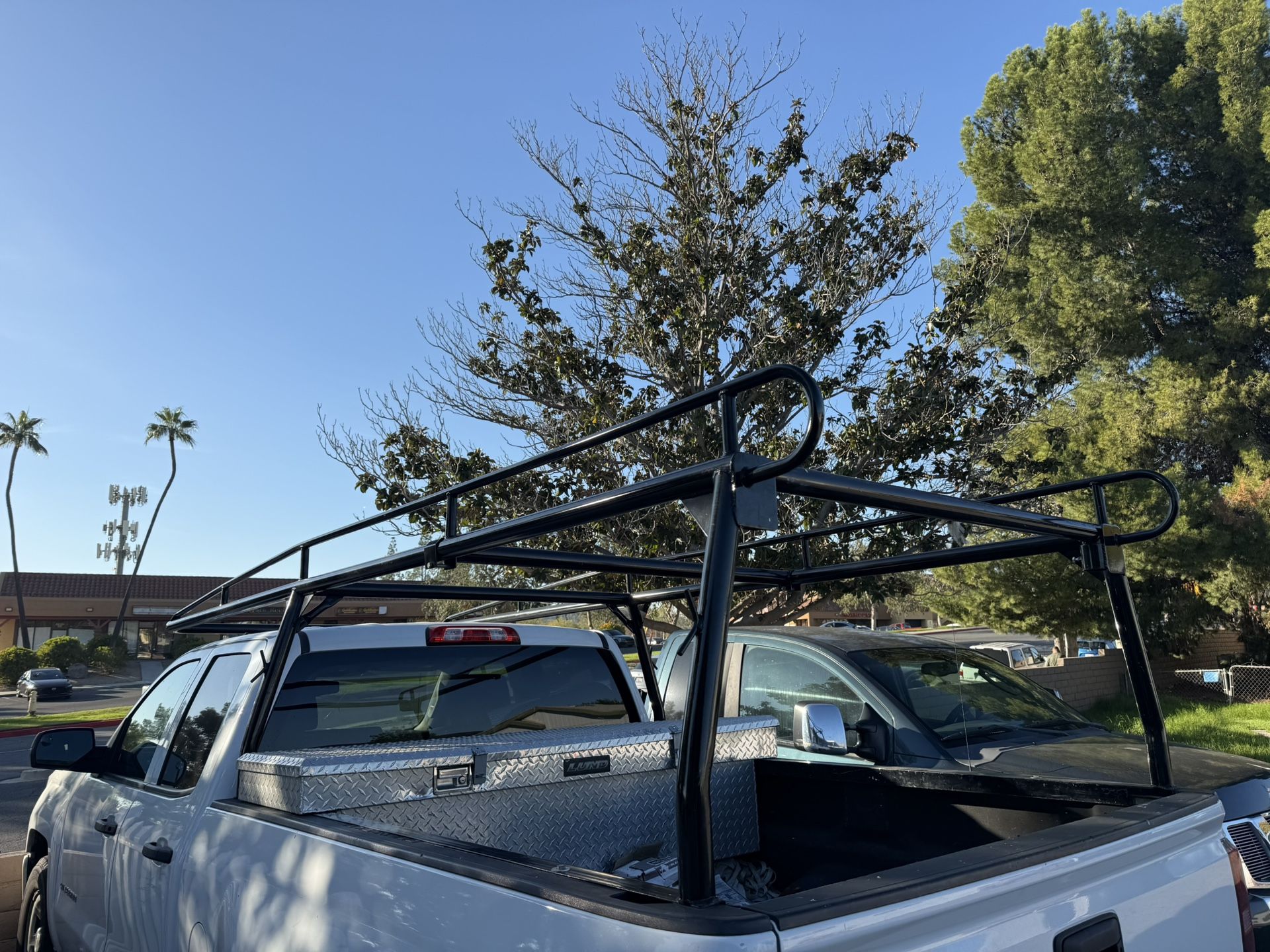 Black Steel Truck Rack