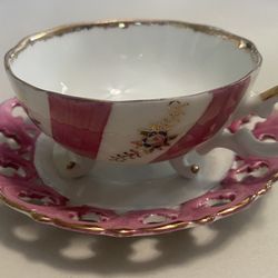 PORCELAIN TEA CUP & SAUCER SET