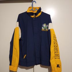 Vintage Starter Notre Dame Irish Jacket, Mens Sz Medium $45, Pls Read Description!