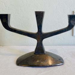 Italian Brutalist Candlestick From 60's vintage